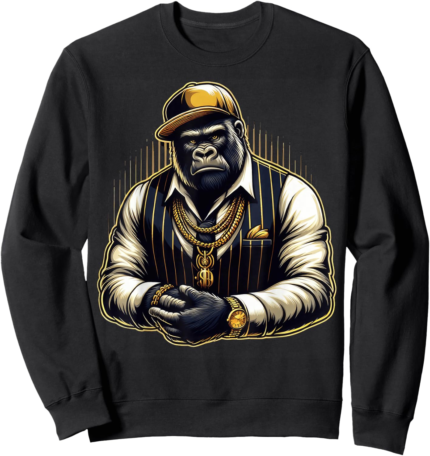Gorilla Kostüm Kinder Sweatshirt - Sweatshirt | Black