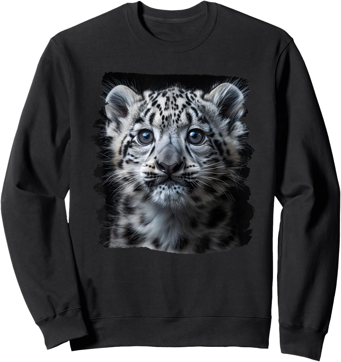 Snow Leopards Lovers Snow Leopard Sweatshirt - Sweatshirt | Black