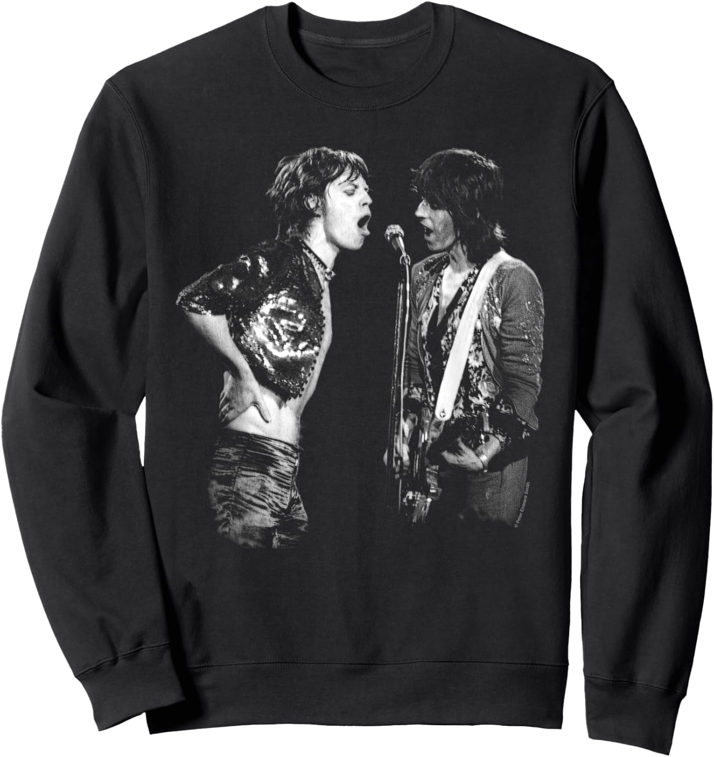 Keith Richards Mick Jagger Rolling Stones By Everard Smith Sweatshirt - Sweatshirt | Black