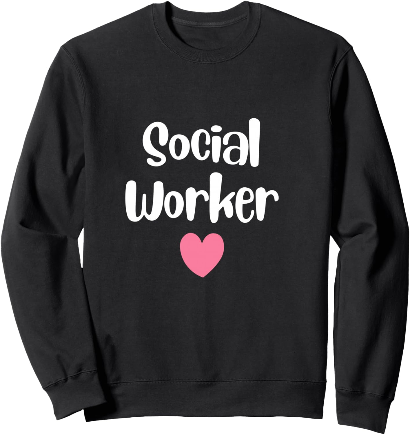 Social Worker Men Women Retro Social Worker Sweatshirt - Sweatshirt | Black