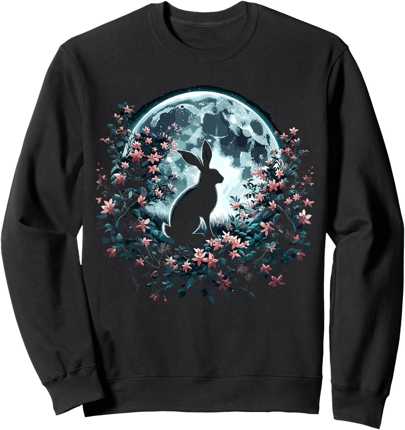 Easter Ostara Eostre Pagan Witchcraft Spring Moon Sweatshirt - Sweatshirt | Black