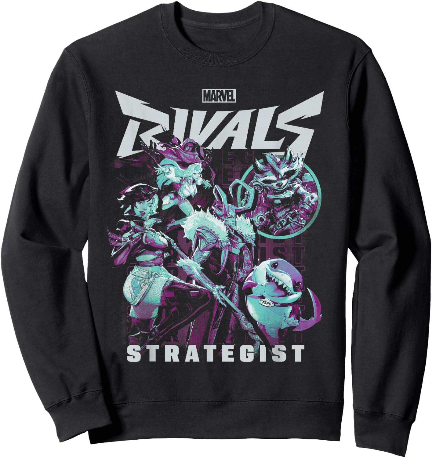 Marvel Rivals Strategist Trend Sweatshirt - Sweatshirt | Black
