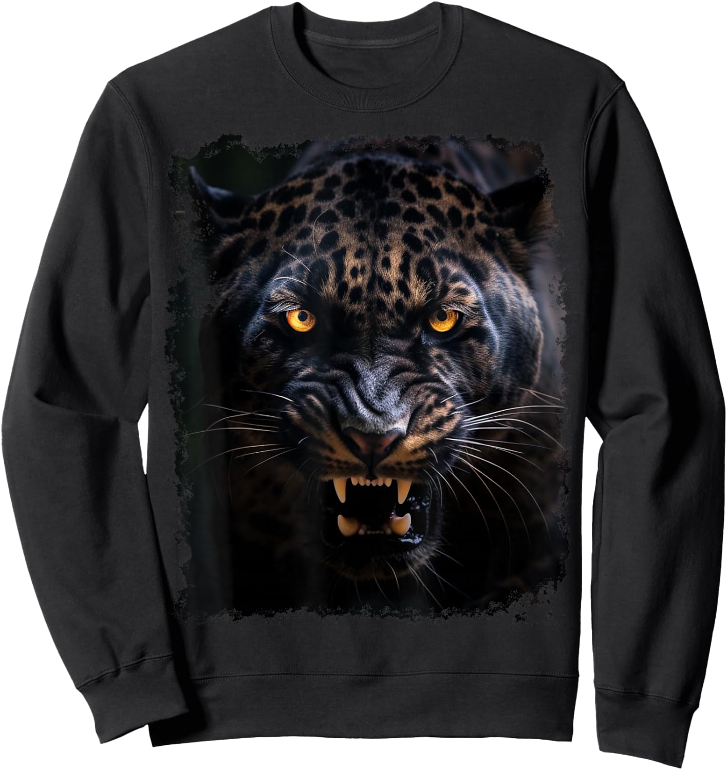 Pop Art Panther Black Sweatshirt - Sweatshirt | Black