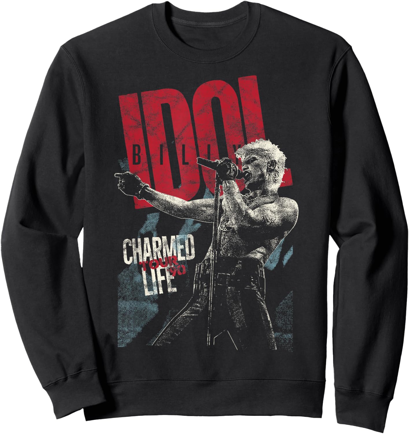Billy Idol - Charming Life , black Sweatshirt - Sweatshirt | Black