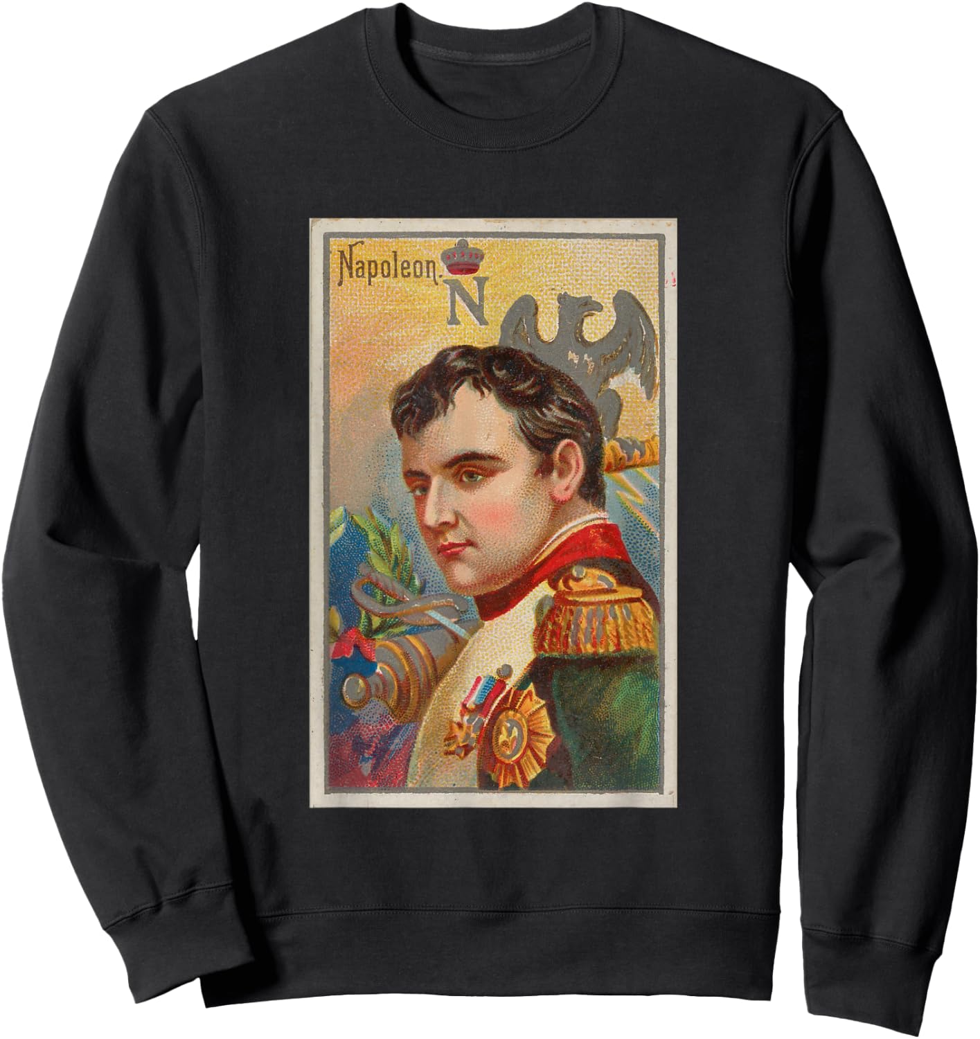 Napoleon Bonaparte Portrait T Shirt Sweatshirt - Sweatshirt | Black