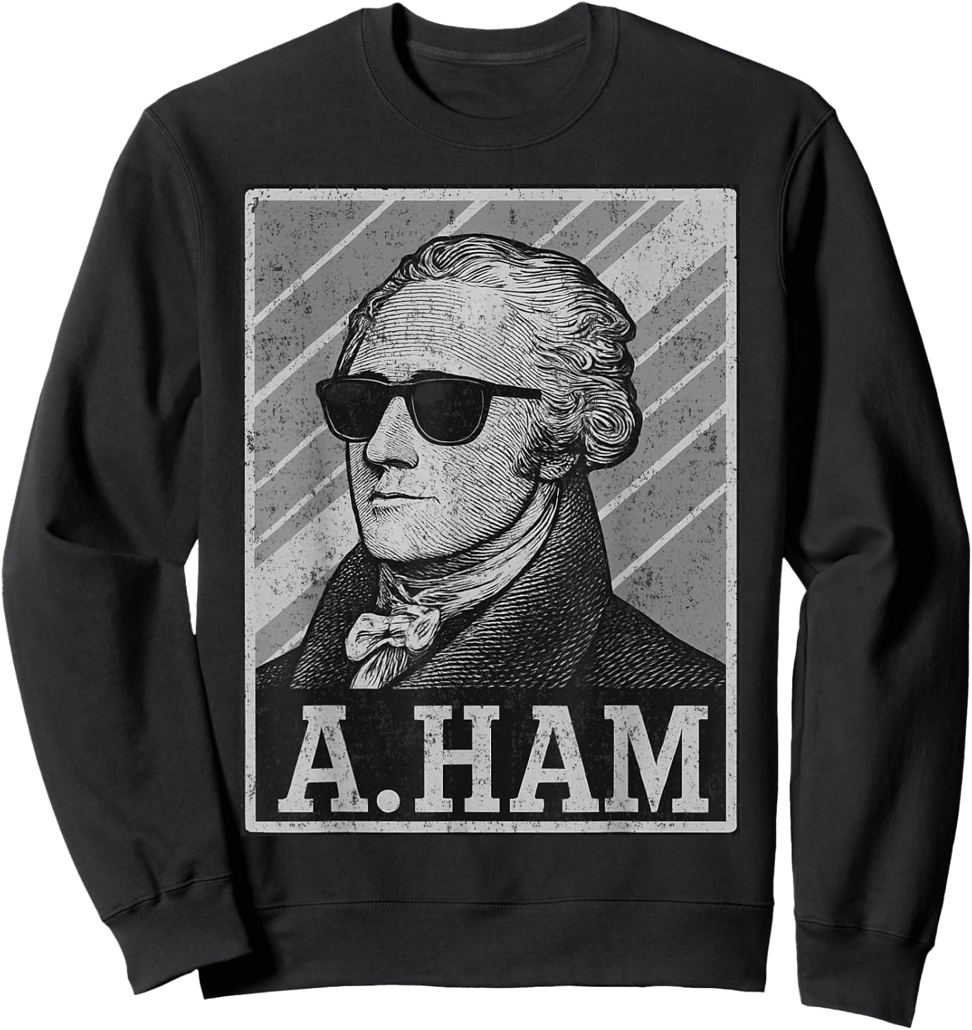 Retro Alexander Hamilton Funny Saying Men Women Kids Sweatshirt - Sweatshirt | Black