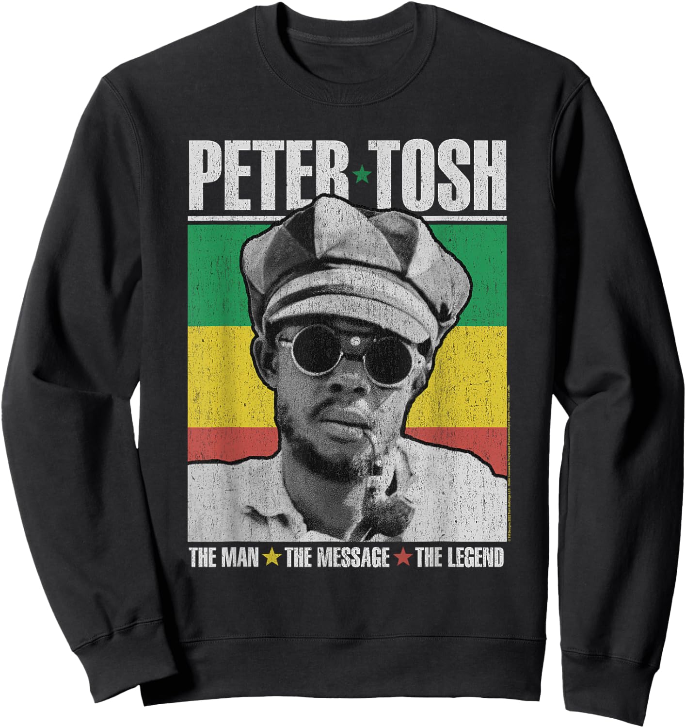 Peter Tosh Sun Glasses Sweatshirt - Sweatshirt | Black