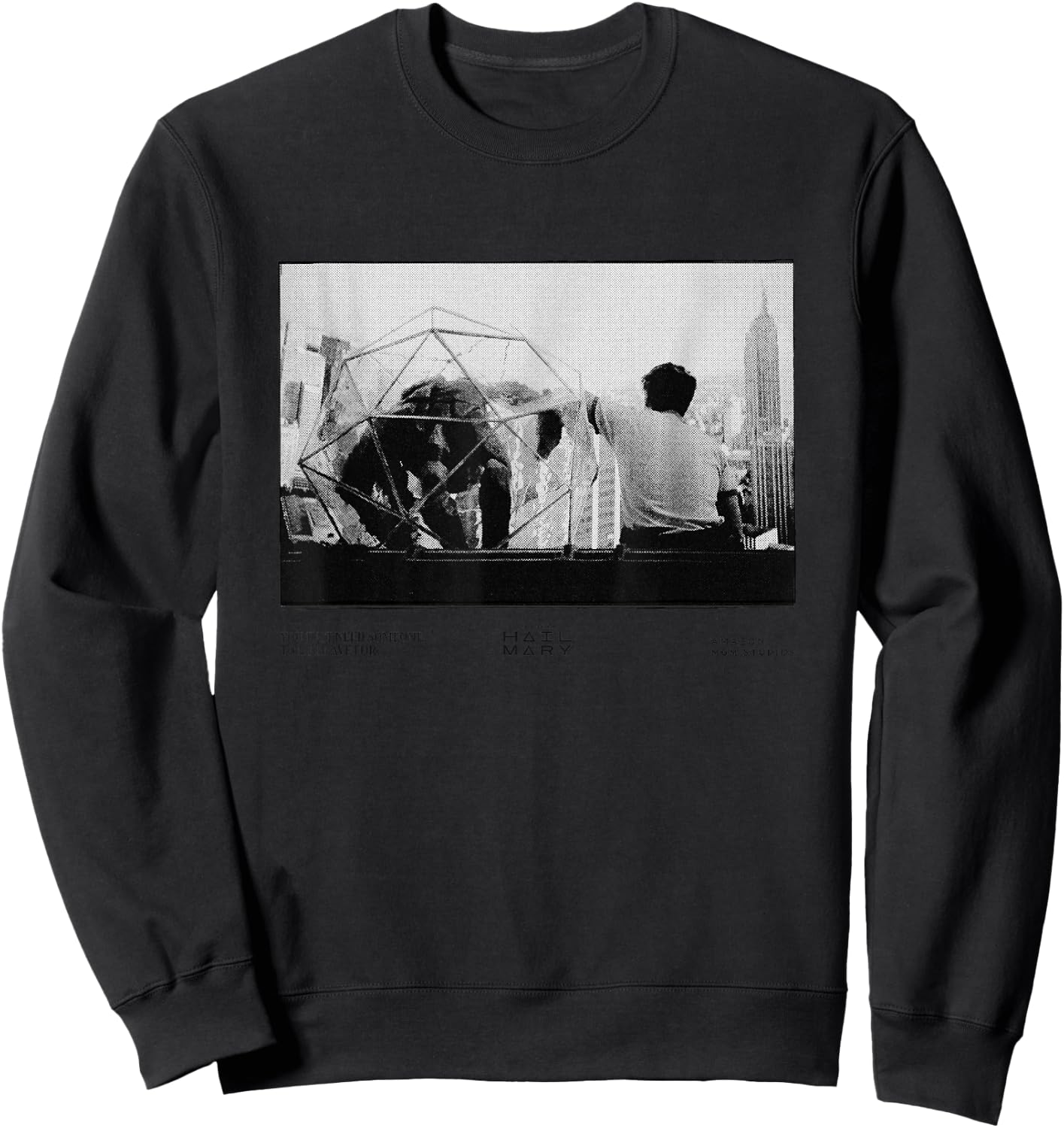 Du brauchst nur jemanden Sweatshirt - Sweatshirt | Black