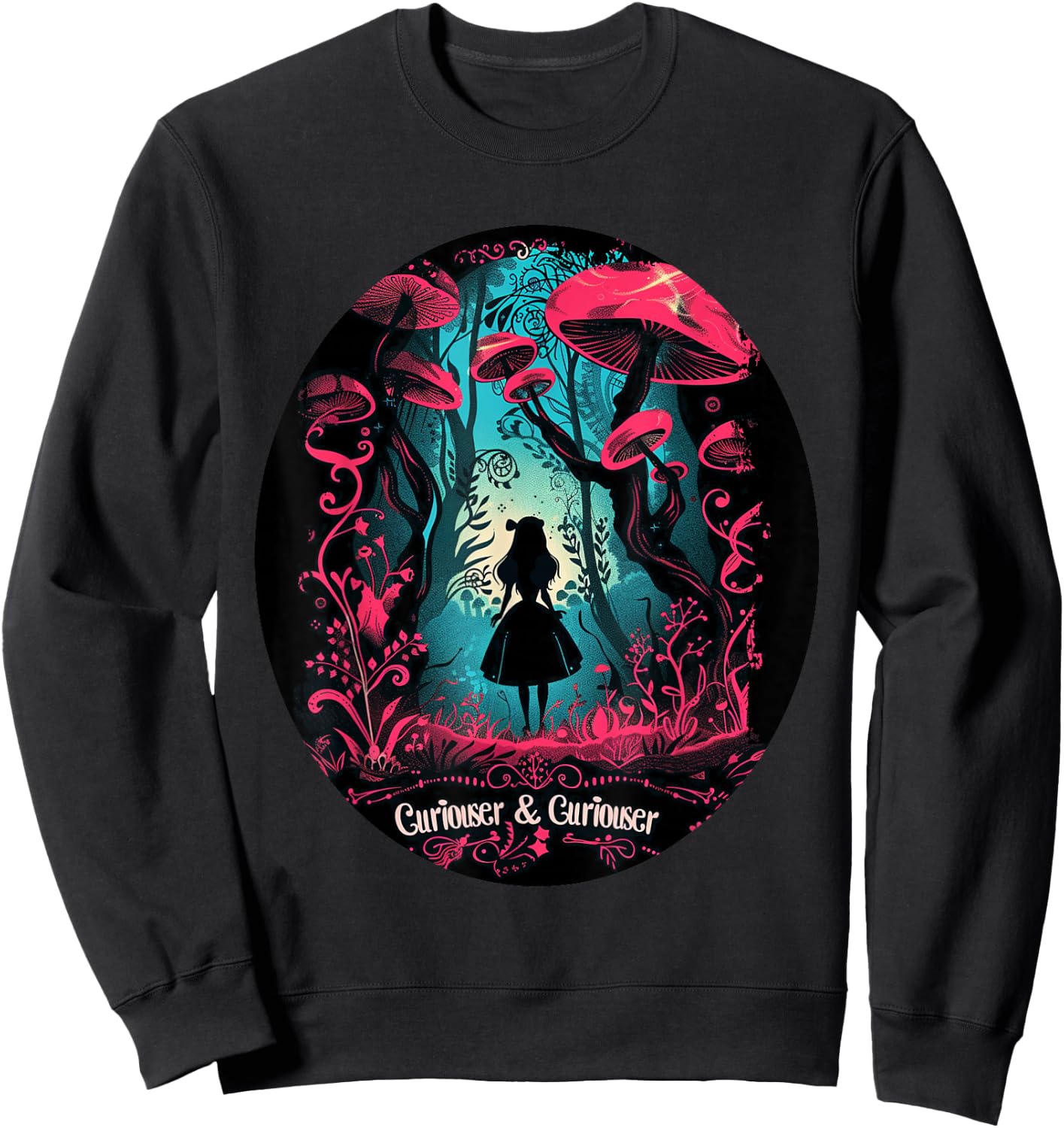 Alice im Wunderland Sweatshirt - Sweatshirt | Black