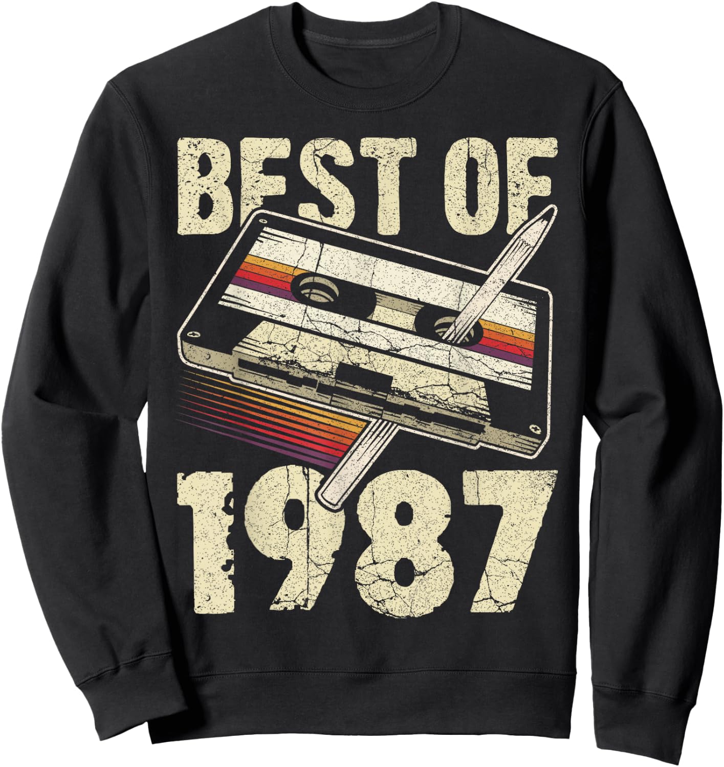 Best of 1987, Audio Kassette, 39. Geburtstag, 39 Jahre alt Sweatshirt - Sweatshirt | Black