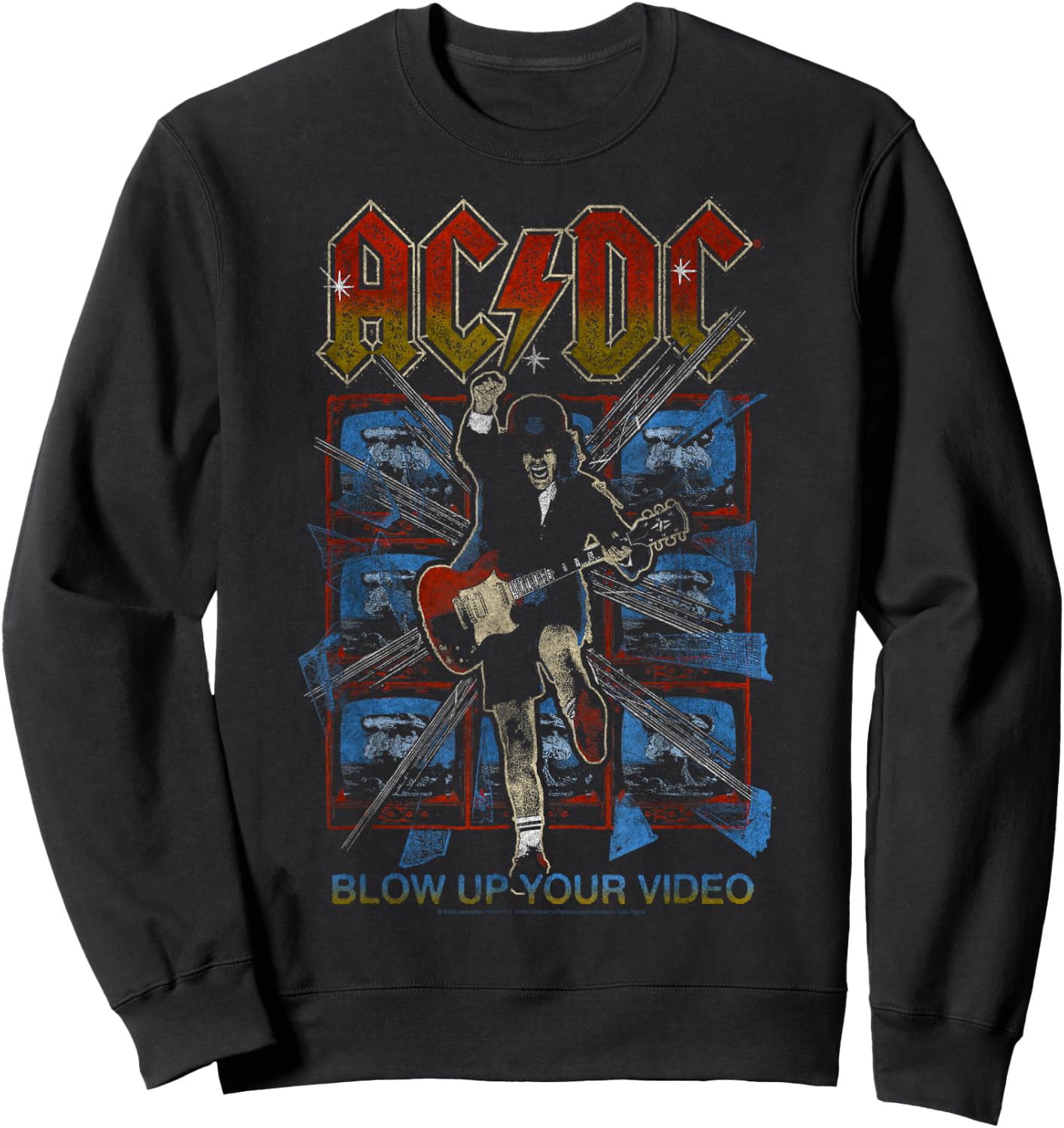 Offizielles AC/DC Rock Band Blow Up Your Video Musik Album Sweatshirt - Sweatshirt | Black