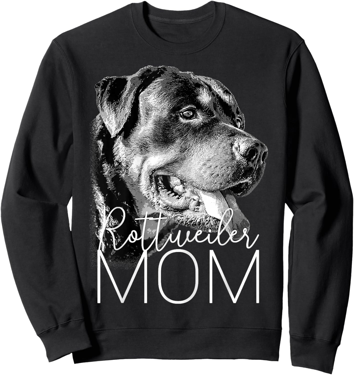Rottweiler Mom - Dog mother's day gift Sweatshirt - Sweatshirt | Black