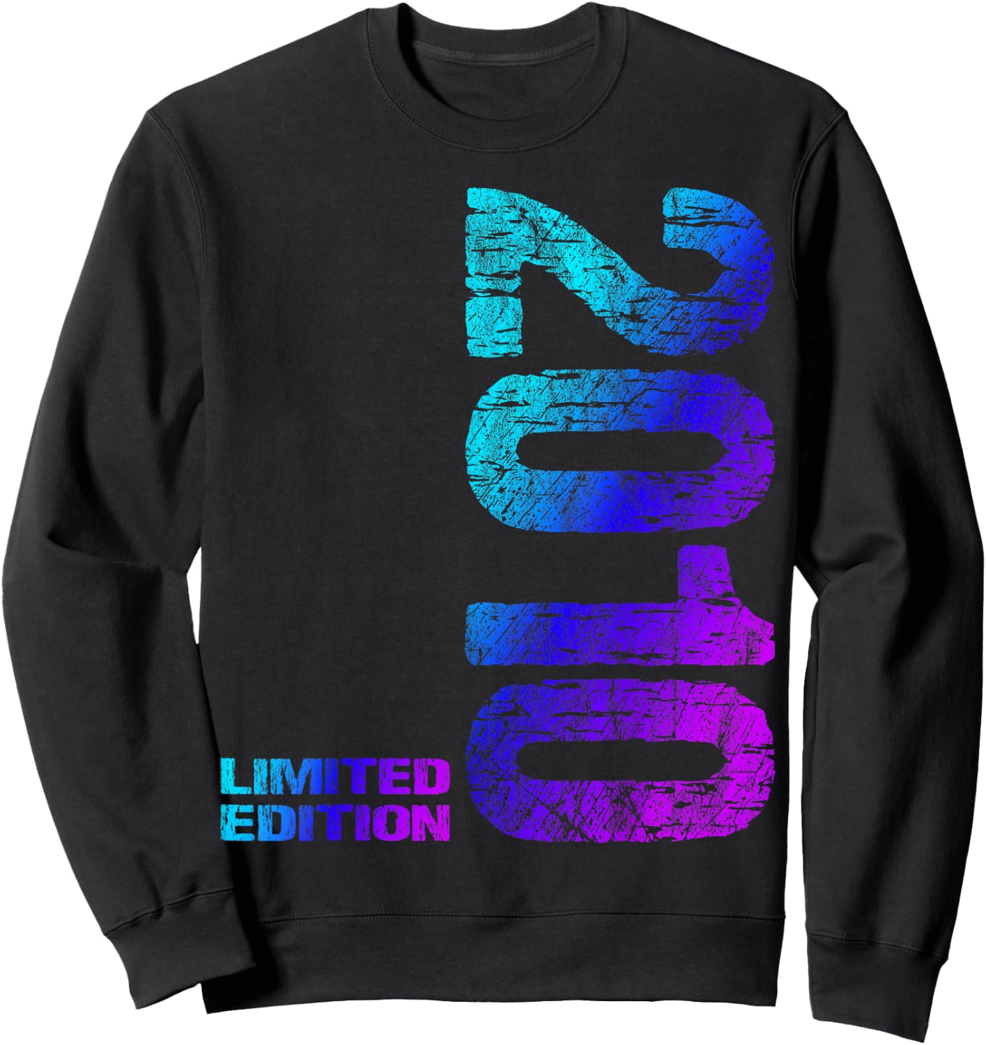 14th Birthday 2010 Limited Edition Boy Girl , black Sweatshirt - Sweatshirt | Black