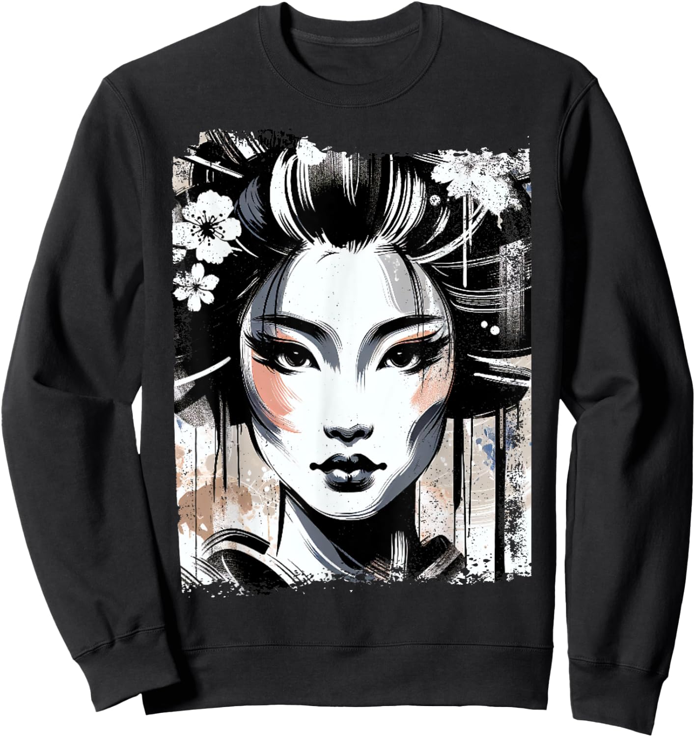 Geisha Vintage Sweatshirt - Sweatshirt | Black