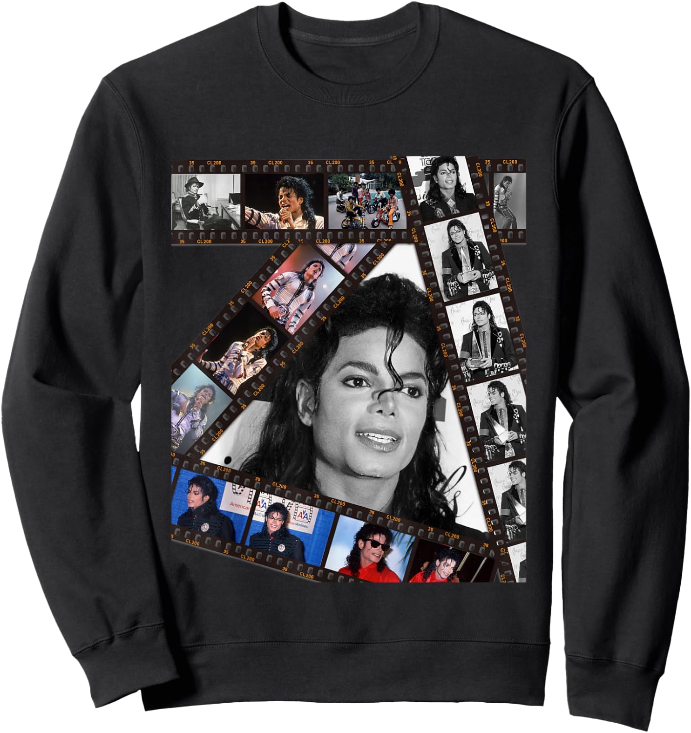 MJ-002 , black Sweatshirt - Sweatshirt | Black