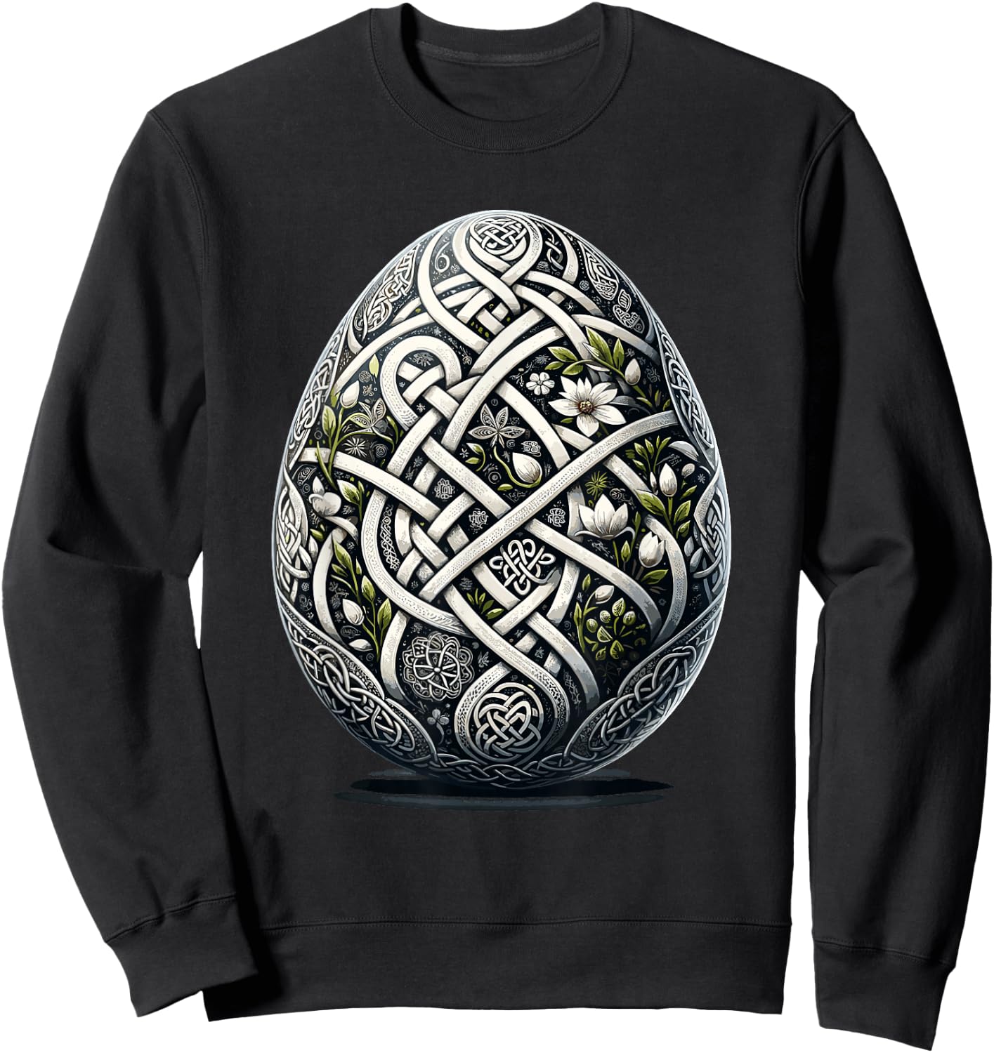 Easter Ostara Eostre Pagan Witchcraft Spring Moon Sweatshirt - Sweatshirt | Black