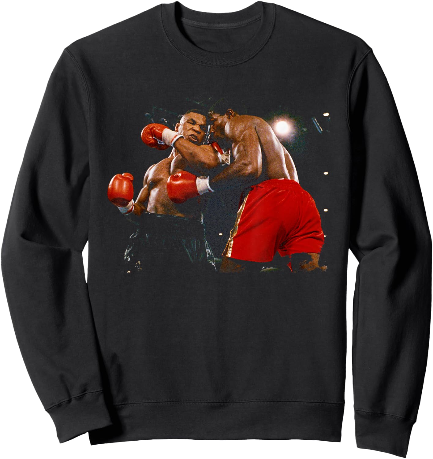 Mike Tyson Frank Bruno Fighting for Heavyweight Championship 1989 , Black, S Sweatshirt - Sweatshirt | Black