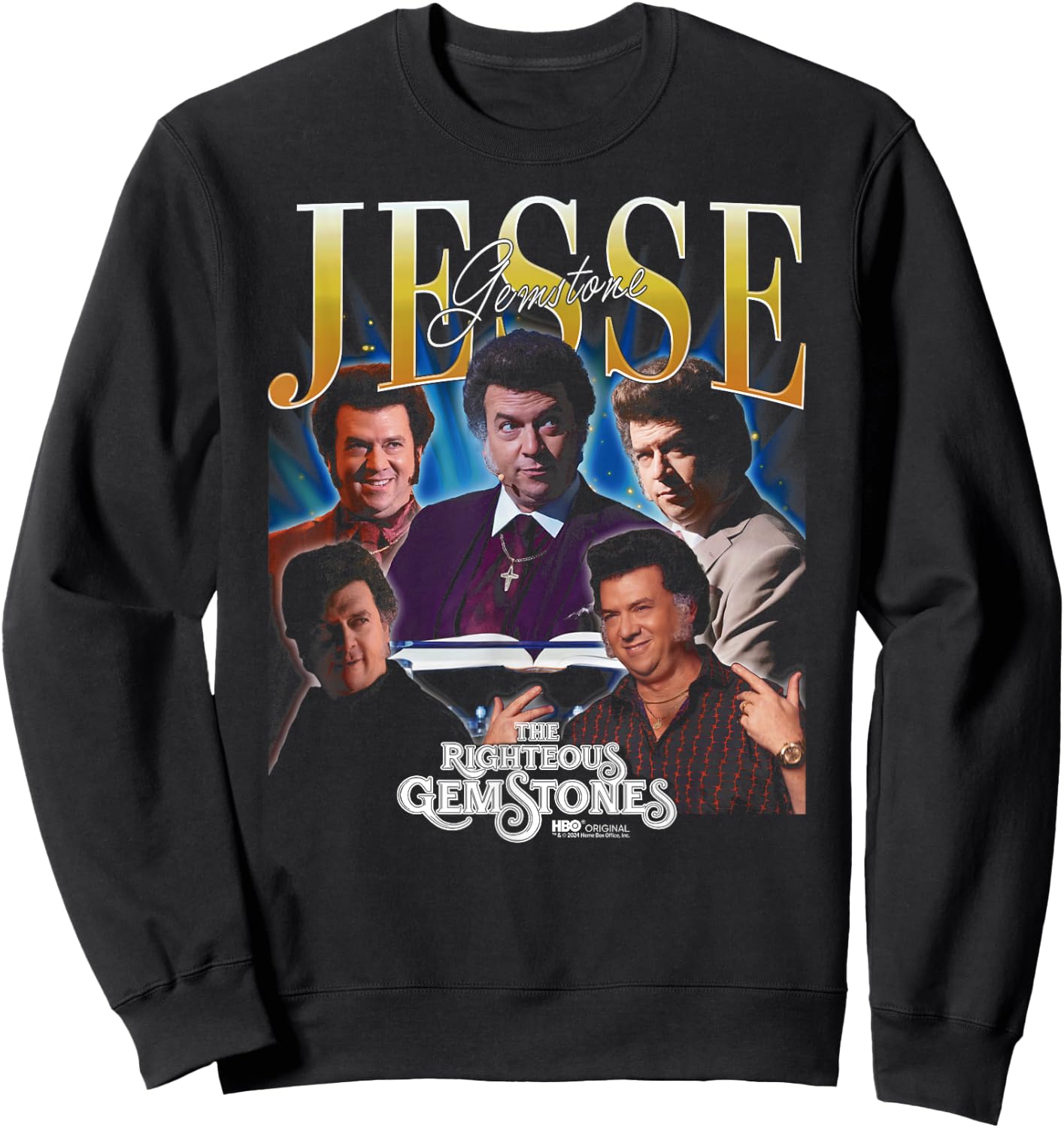 The Righteous Gemstones Jesse Gemstone Heartthrob Sweatshirt - Sweatshirt | Black