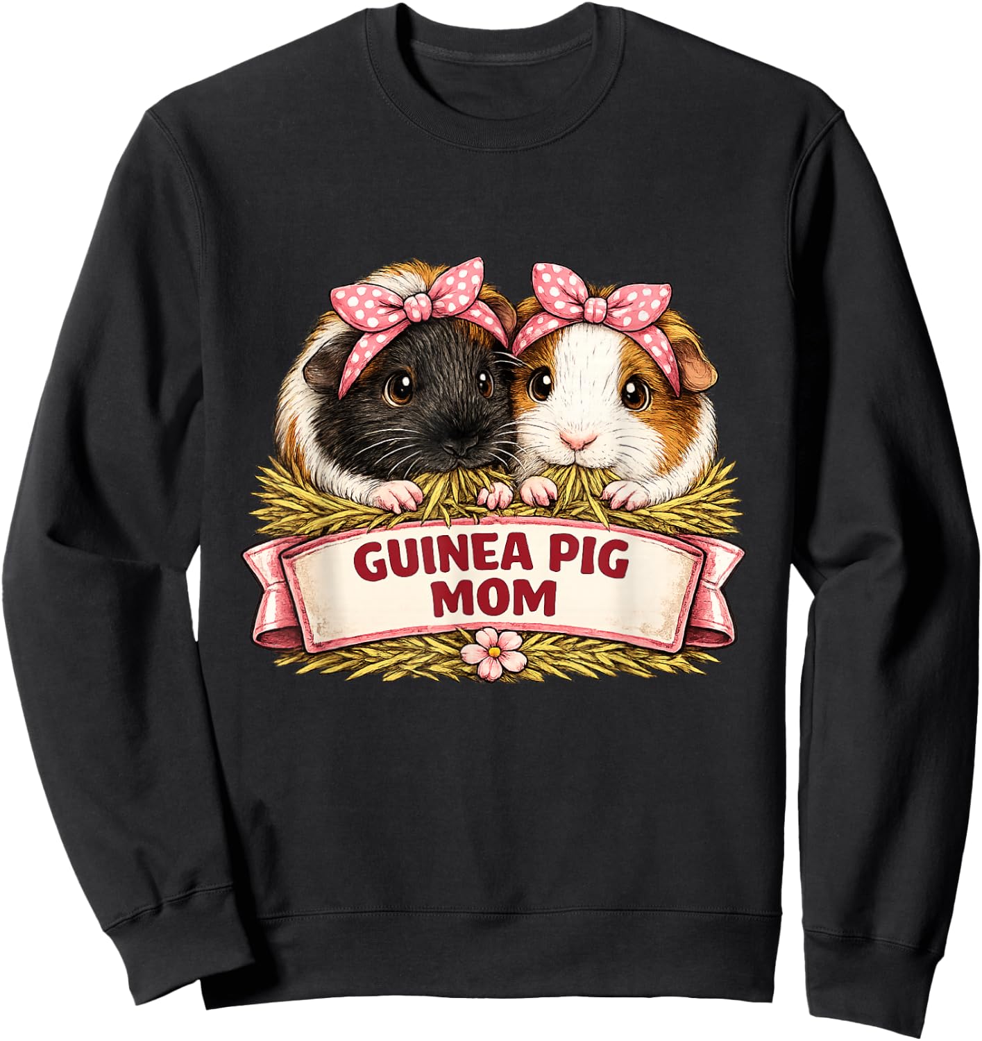 Guinea Pig Mom Sweatshirt - Sweatshirt | Black