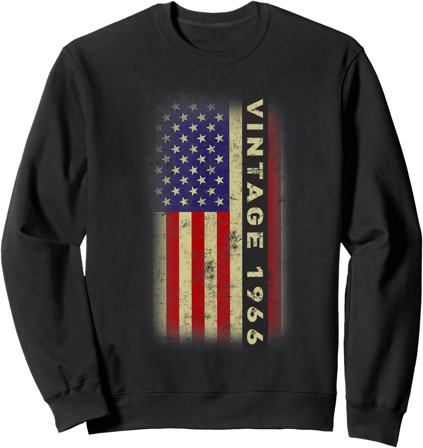 Vintage 1966 Cool 59 Year Old Bday Men Women 59th Birthday Sweatshirt - Sweatshirt | Black