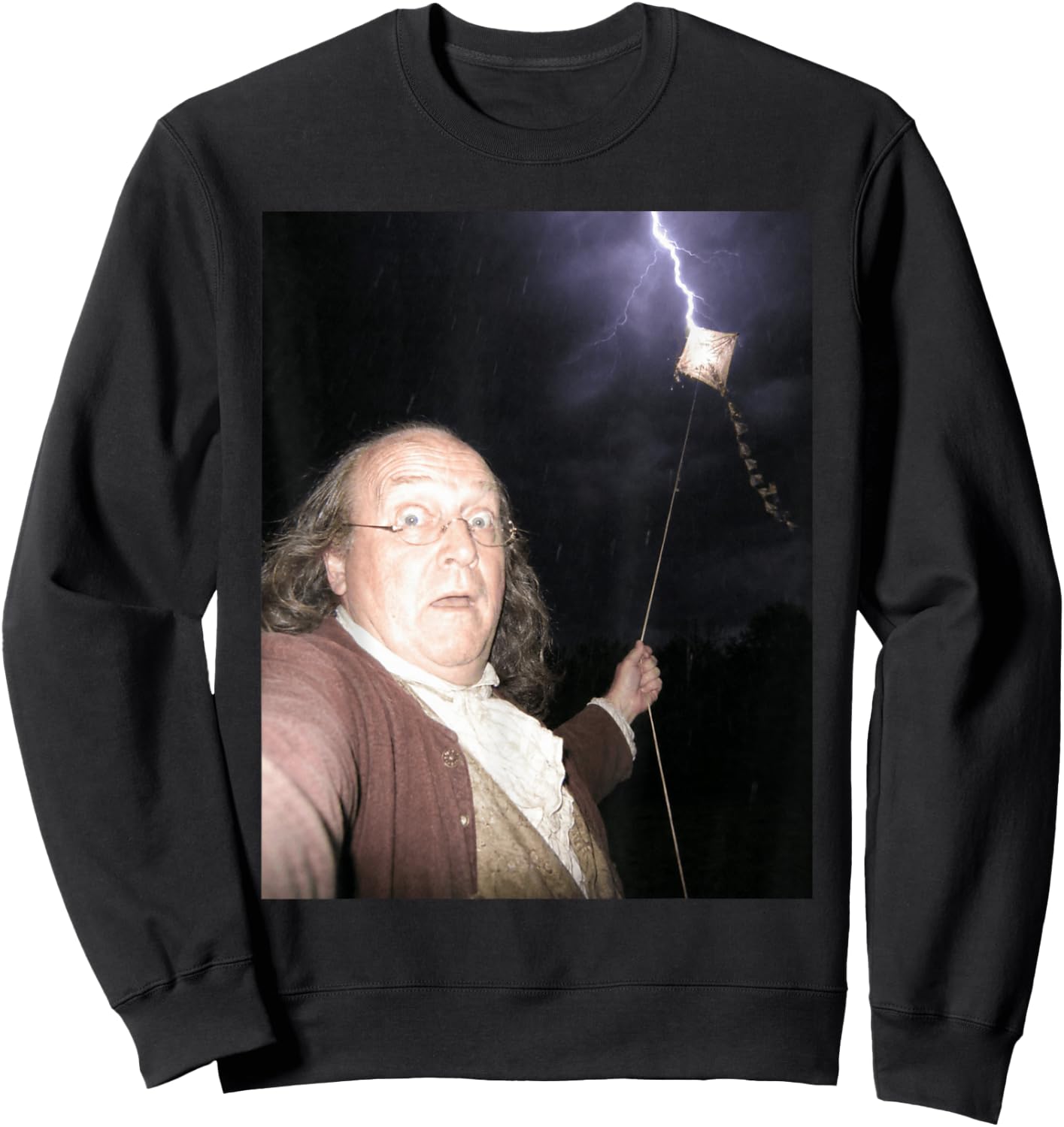 Ben Franklin Sweatshirt - Sweatshirt | Black