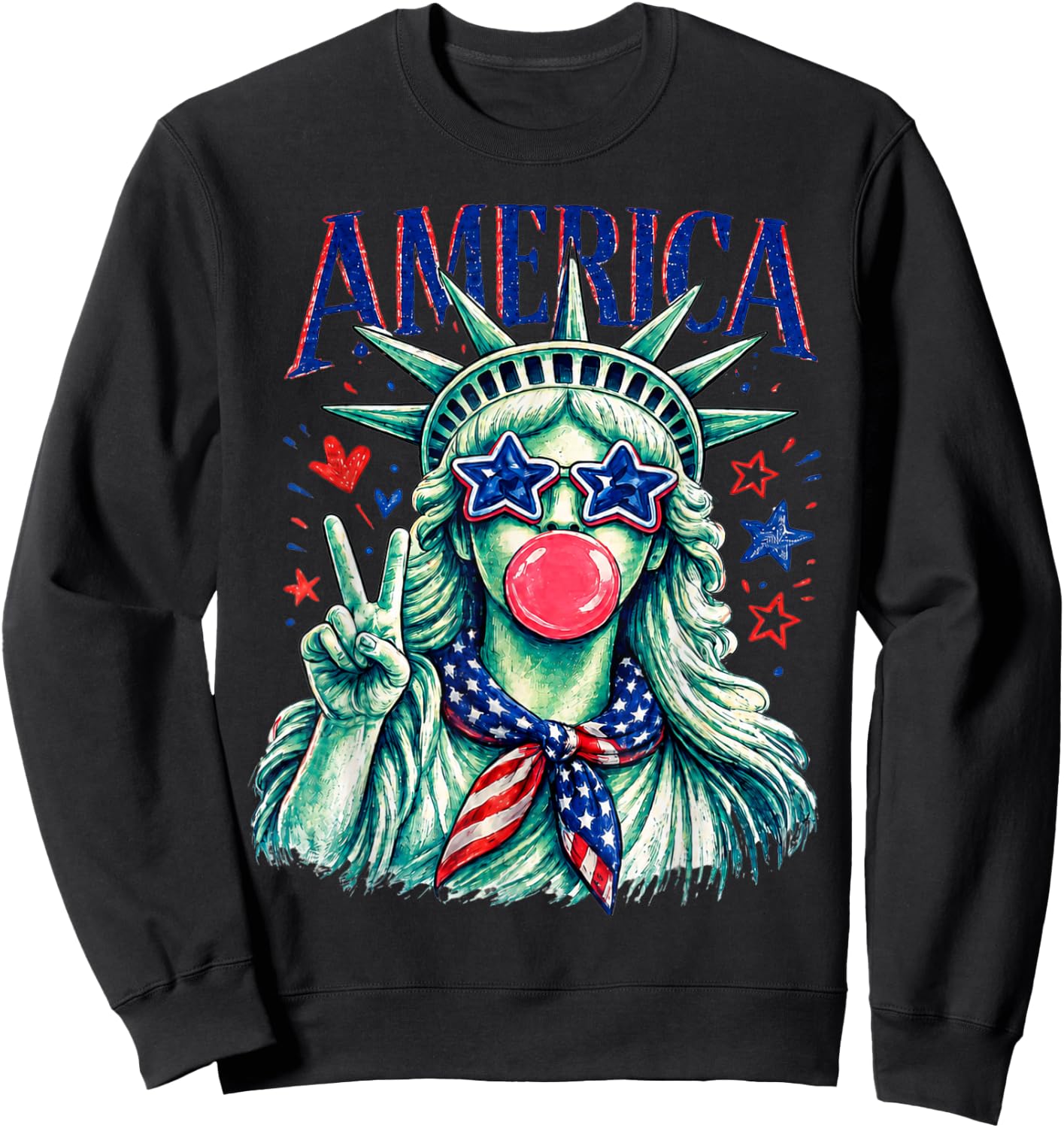 4th of July Sweatshirt - Sweatshirt | Black