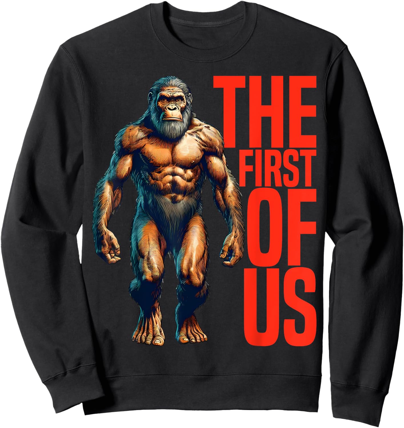 Neanderthal Homo Habilis Sweatshirt - Sweatshirt | Black