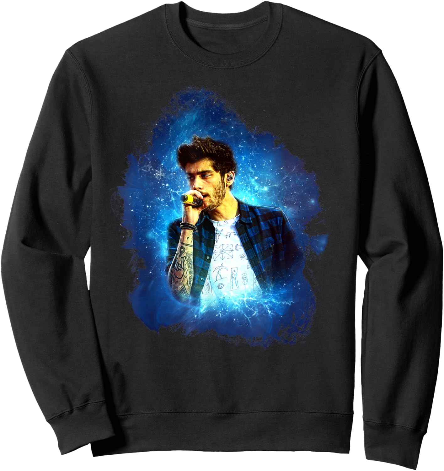 Zayn Malik One Direction Murrayfield Stadium 2014 , Black, S Sweatshirt - Sweatshirt | Black