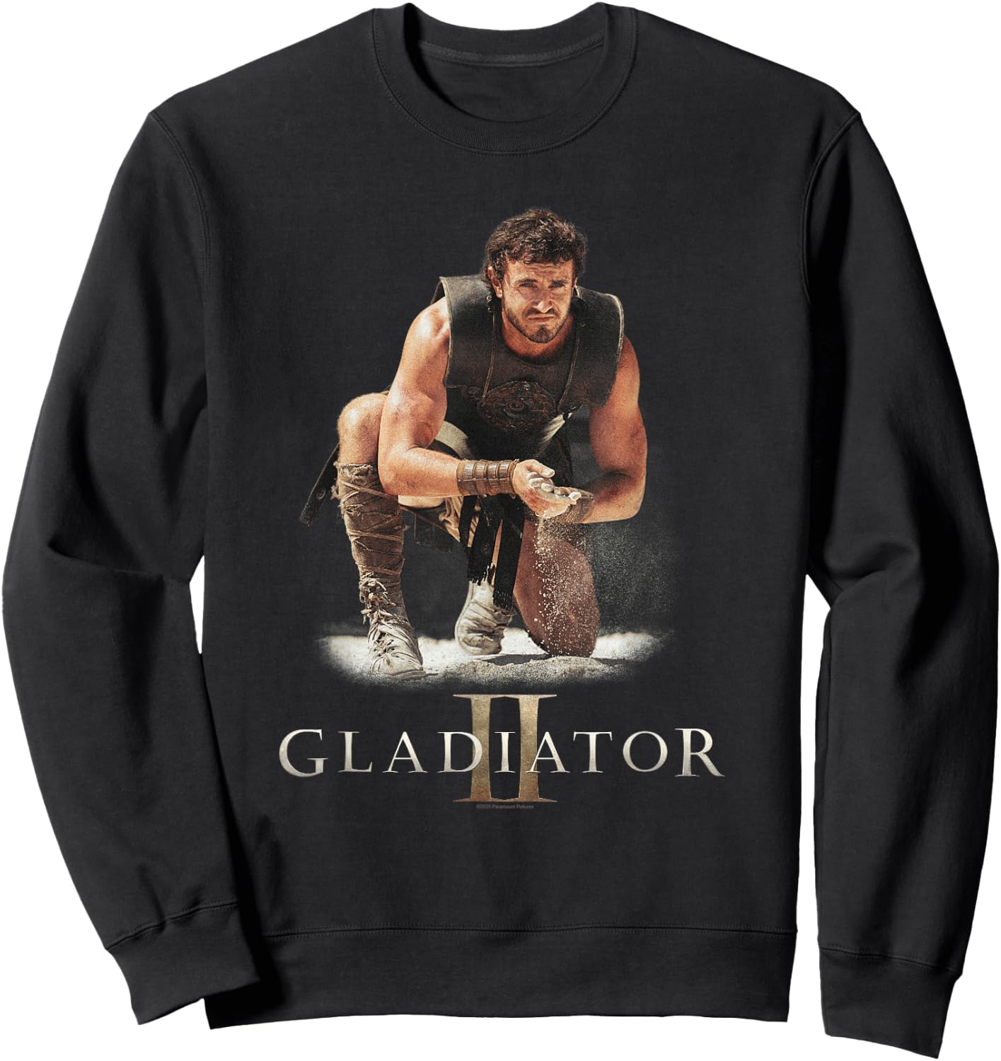 Lucius Verus Gladiator Battle - Schwarz, S - Klassisch, Einfarbig, Lizenziert und filminspiriert - -Erwachsene und Kinder Sweatshirt - Sweatshirt | Black