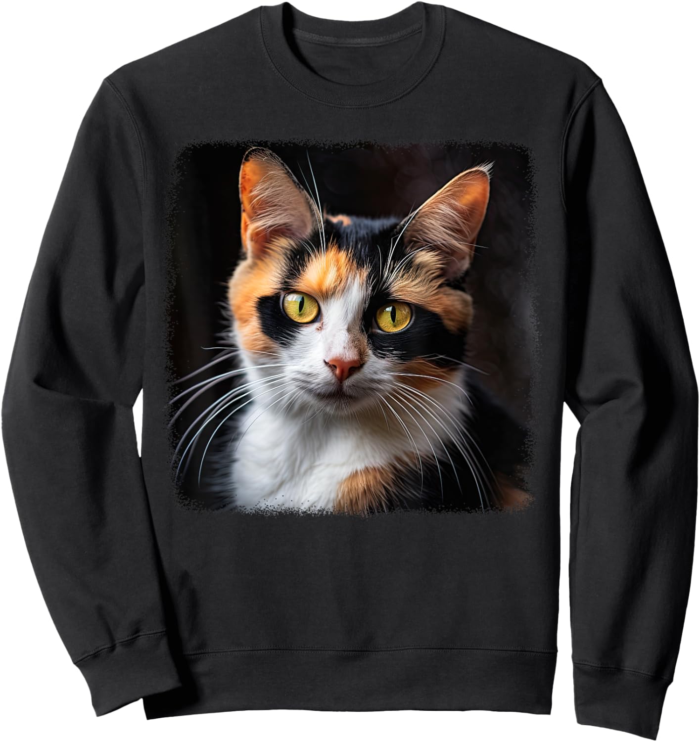 Calico Cats Calico Cat Women Girls Kids Sweatshirt - Sweatshirt | Black