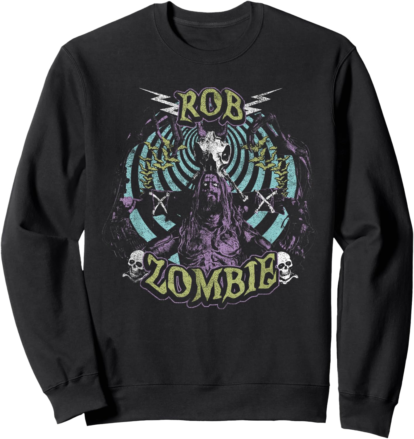Rob Zombie Fall Spiral Sweatshirt - Sweatshirt | Black