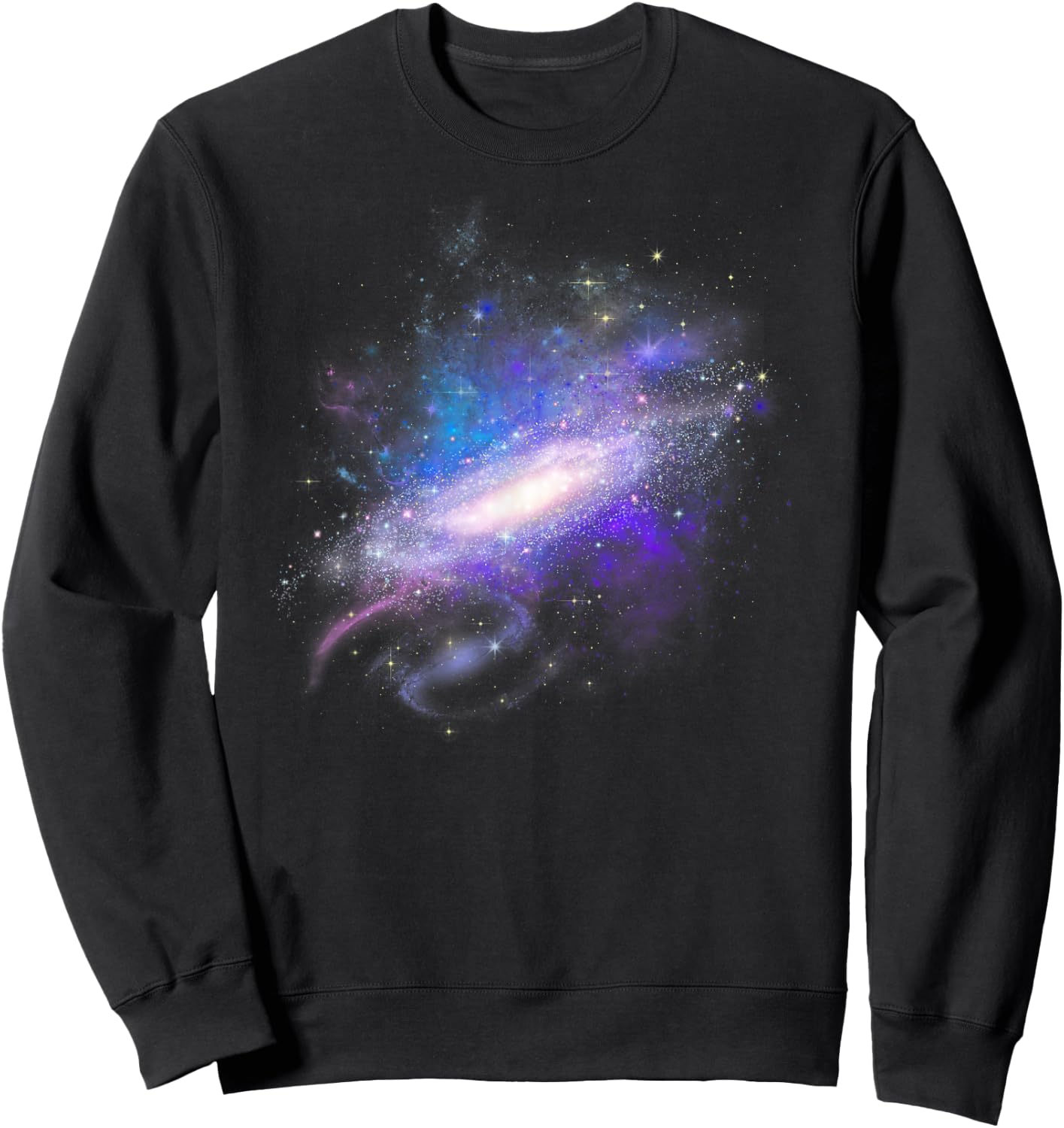 Galaxy Space Planets Universe Stars Moon Astronomer , black Sweatshirt - Sweatshirt | Black