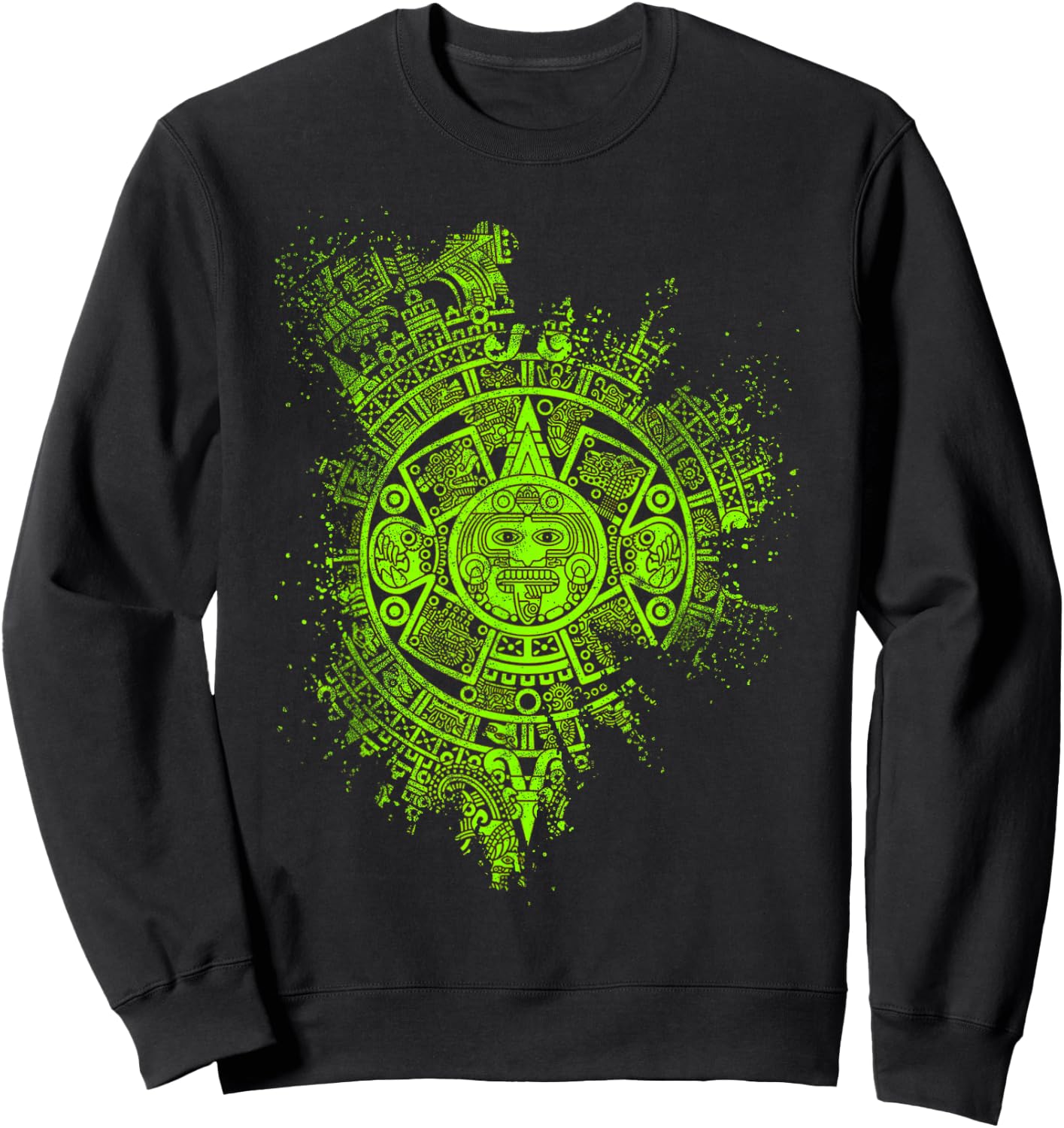 Aztec Mayas Aztec Calendar Mexico History Sweatshirt - Sweatshirt | Black