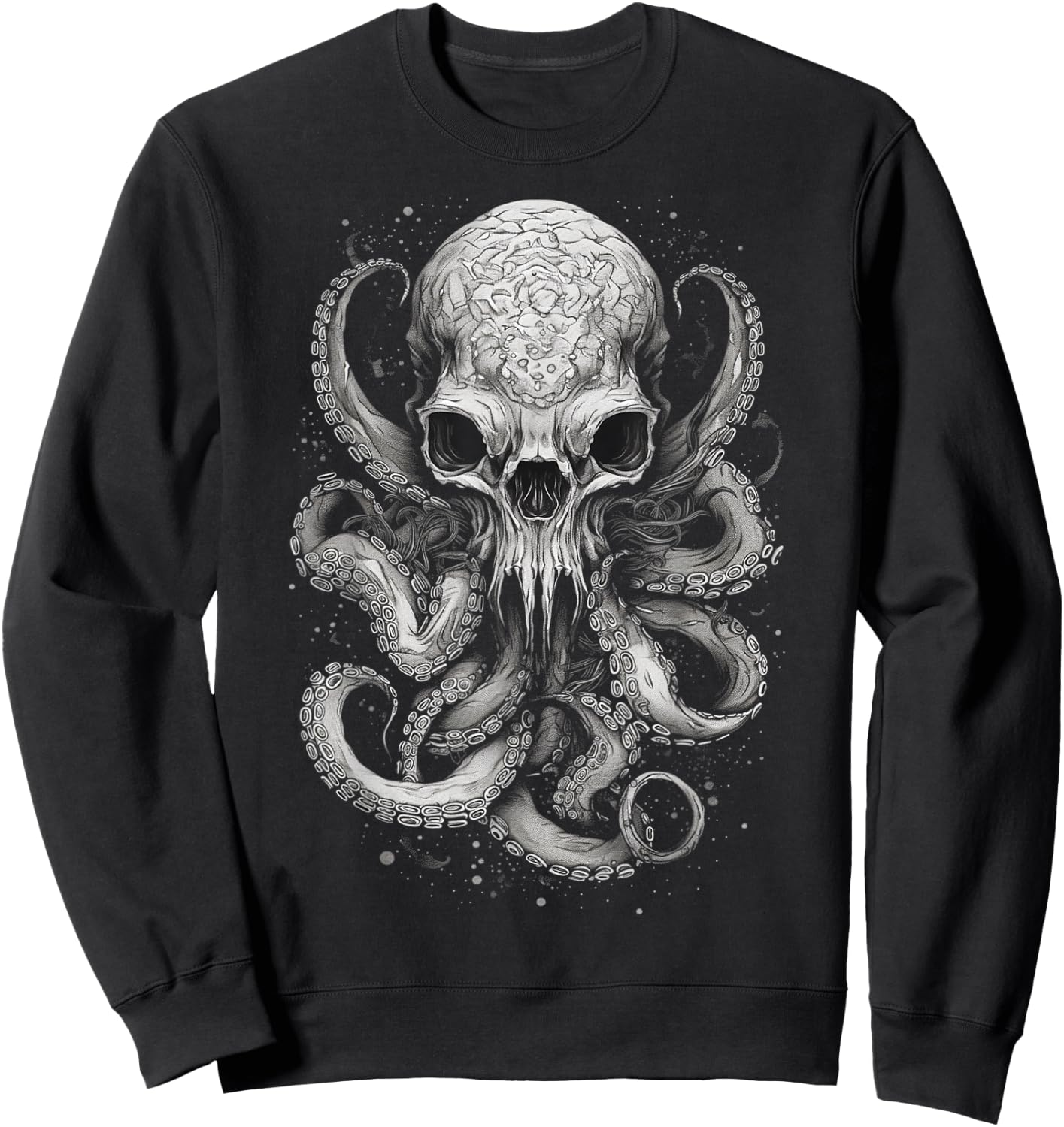 Cool Octopus Skull Monster Krakens Cthulhus Boys Sweatshirt - Sweatshirt | Black