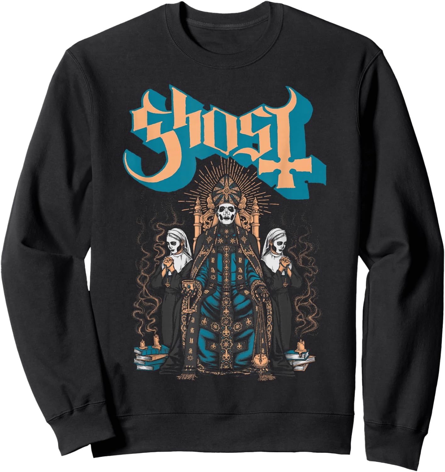 Ghost Throne Front/Back Sweatshirt - Sweatshirt | Black