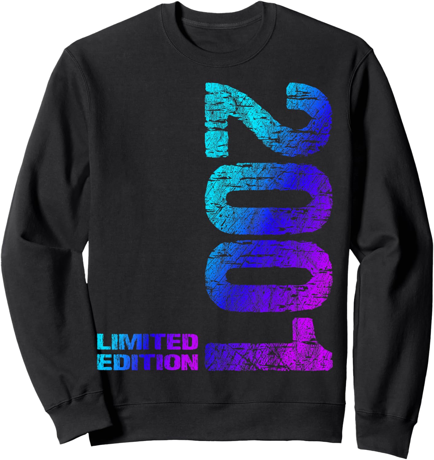 25. Geburtstag 2001 Limited Edition Mann Frau Sweatshirt - Sweatshirt | Black