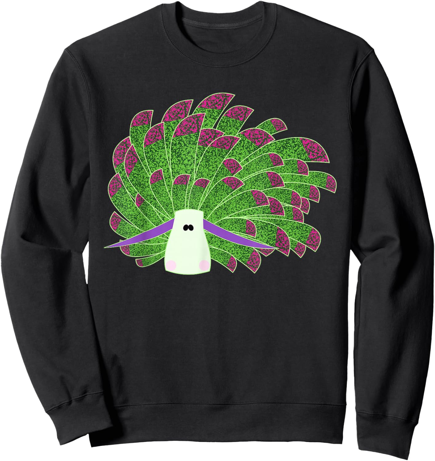 Costasiella kuroshimae leaf sheep Nudibranchs Nudibranch Sweatshirt - Sweatshirt | Black