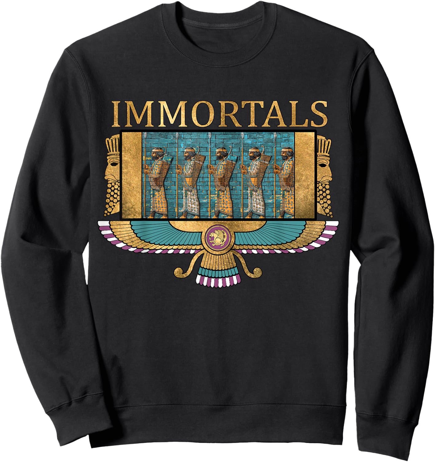Persian Old Civilizations Symbol of Persian , black, s Sweatshirt - Sweatshirt | Black