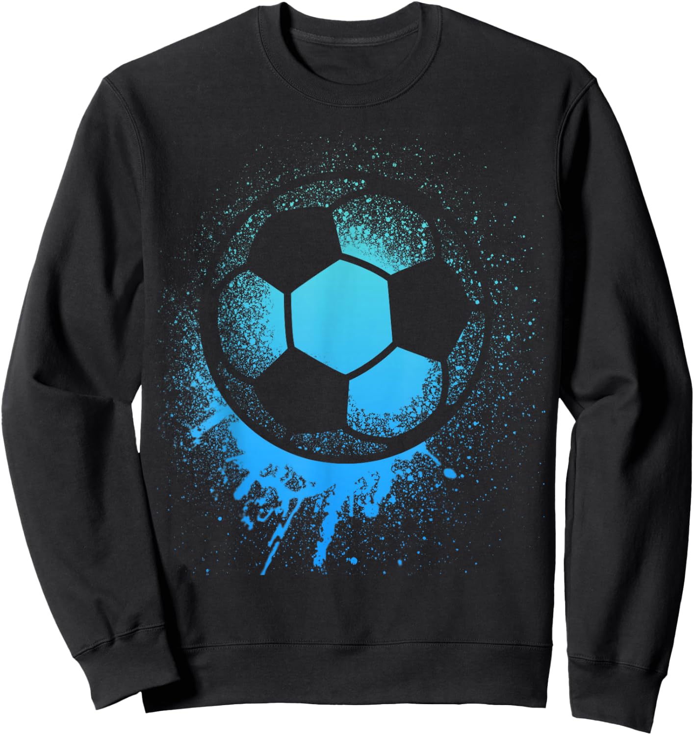 Soccer Player Sports Boys Men Soccer ball for kid Sweatshirt - Sweatshirt | Black