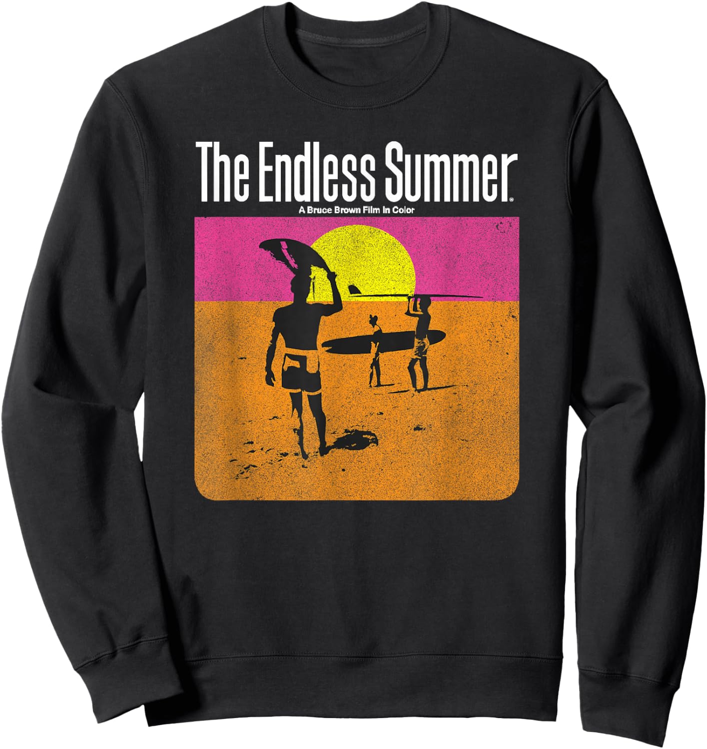The Endless Summer 1966 Classic Surf Movie 60s Vintage Surf Sweatshirt - Sweatshirt | Black
