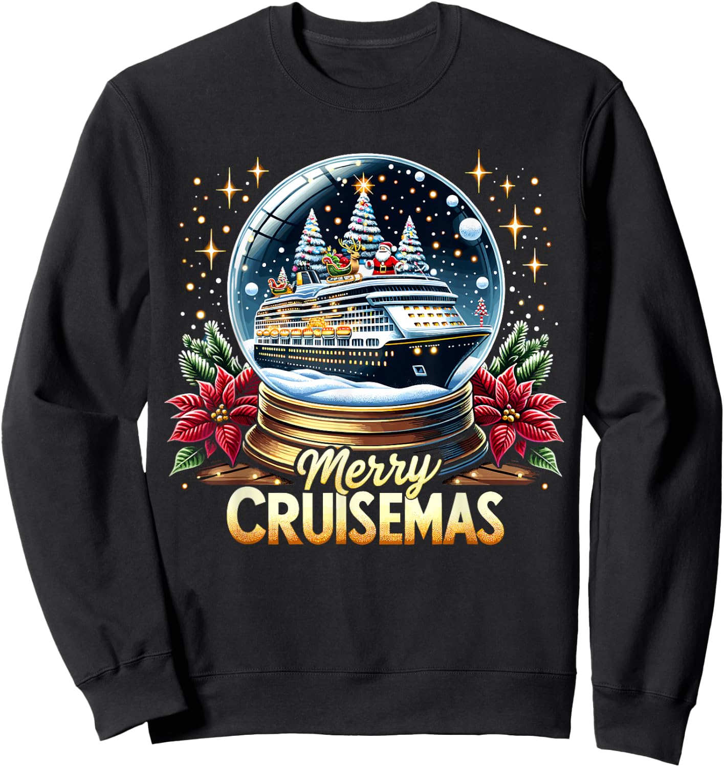 Merry Cruisemas - Cruise Mas Sweatshirt - Sweatshirt | Black