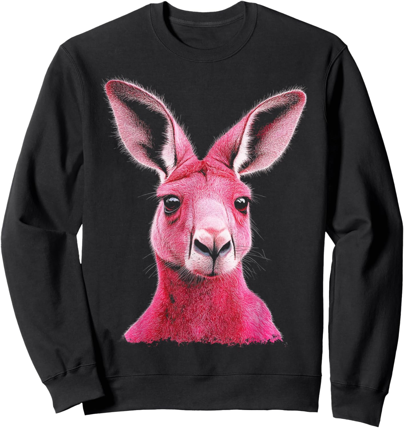 Kangaroo Pink Sweatshirt - Sweatshirt | Black