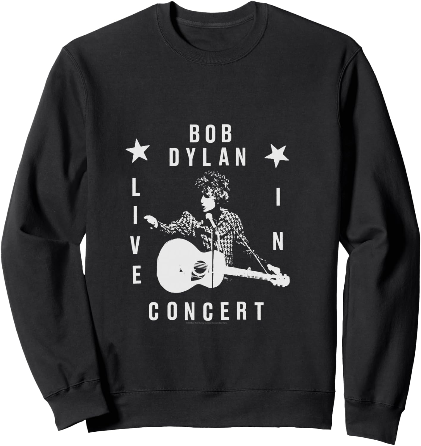 Bob Dylan Live In Concert , Black, S Sweatshirt - Sweatshirt | Black