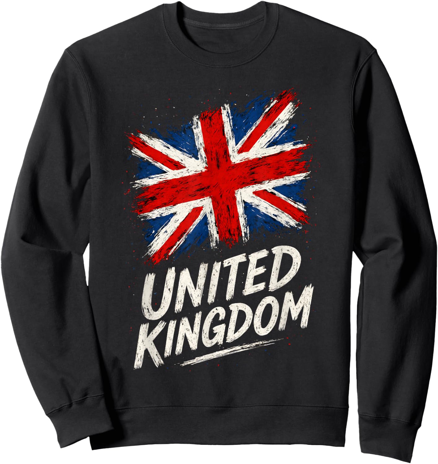 United Kingdom UK Flag Sweatshirt - Sweatshirt | Black