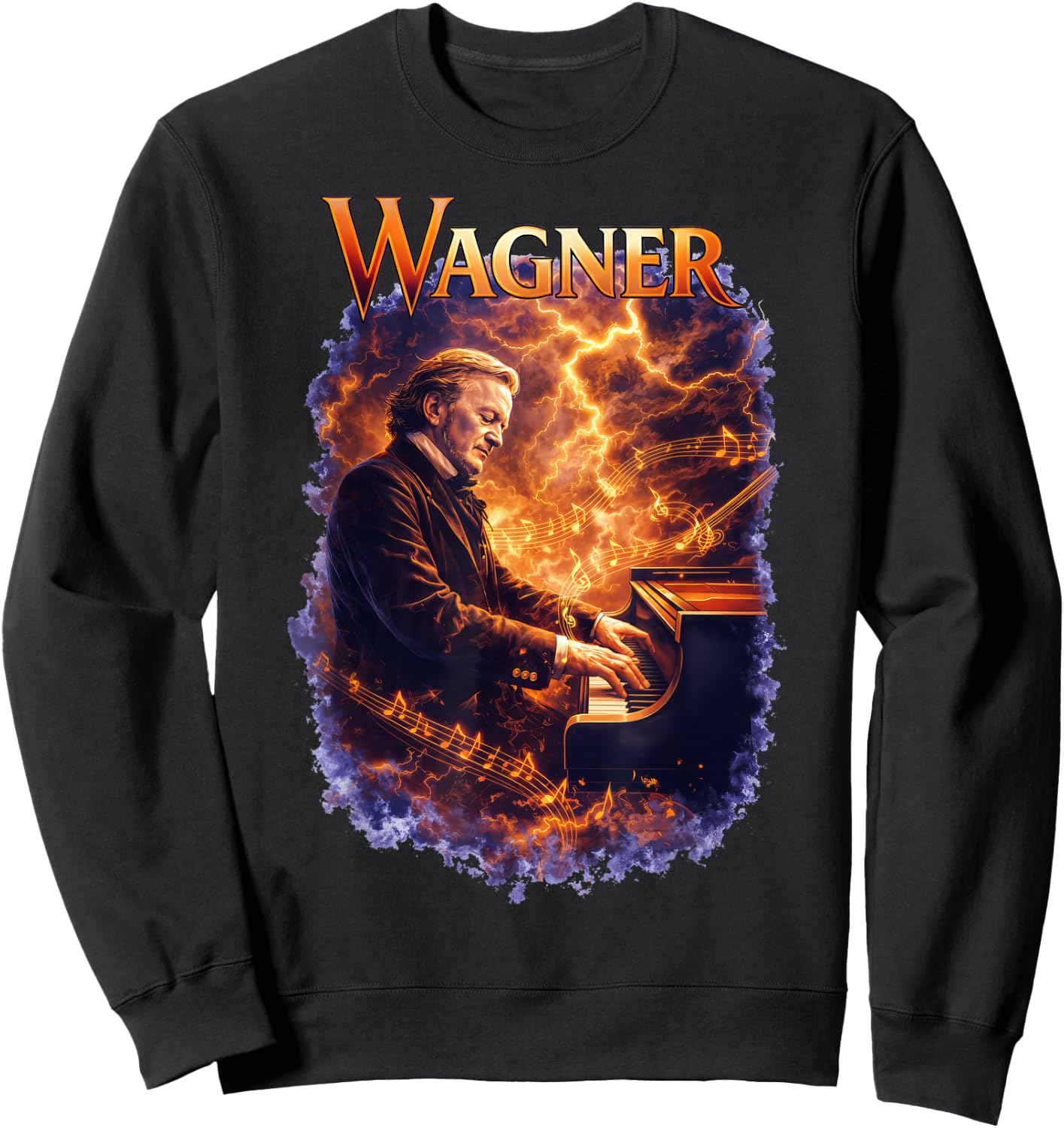 Richard Wagner Komponist Sweatshirt - Sweatshirt | Black