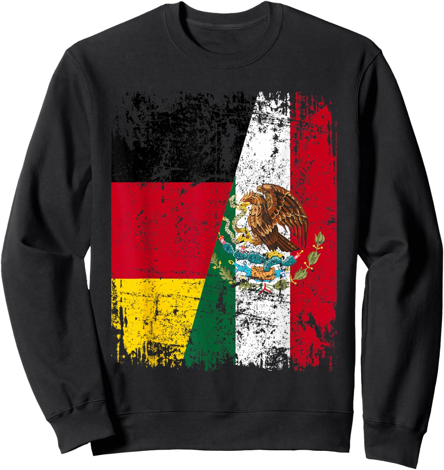MEXIKO DEUTSCHLAND Flagge | Damen Herren Kinder | MEXIKO Sweatshirt - Sweatshirt | Black