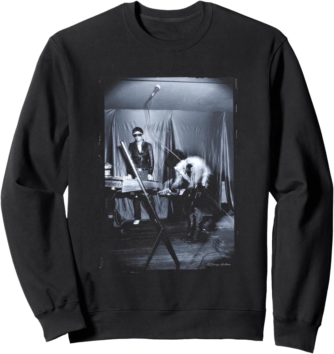 Suicide Band Live In NYC By George DuBose Sweatshirt - Sweatshirt | Black