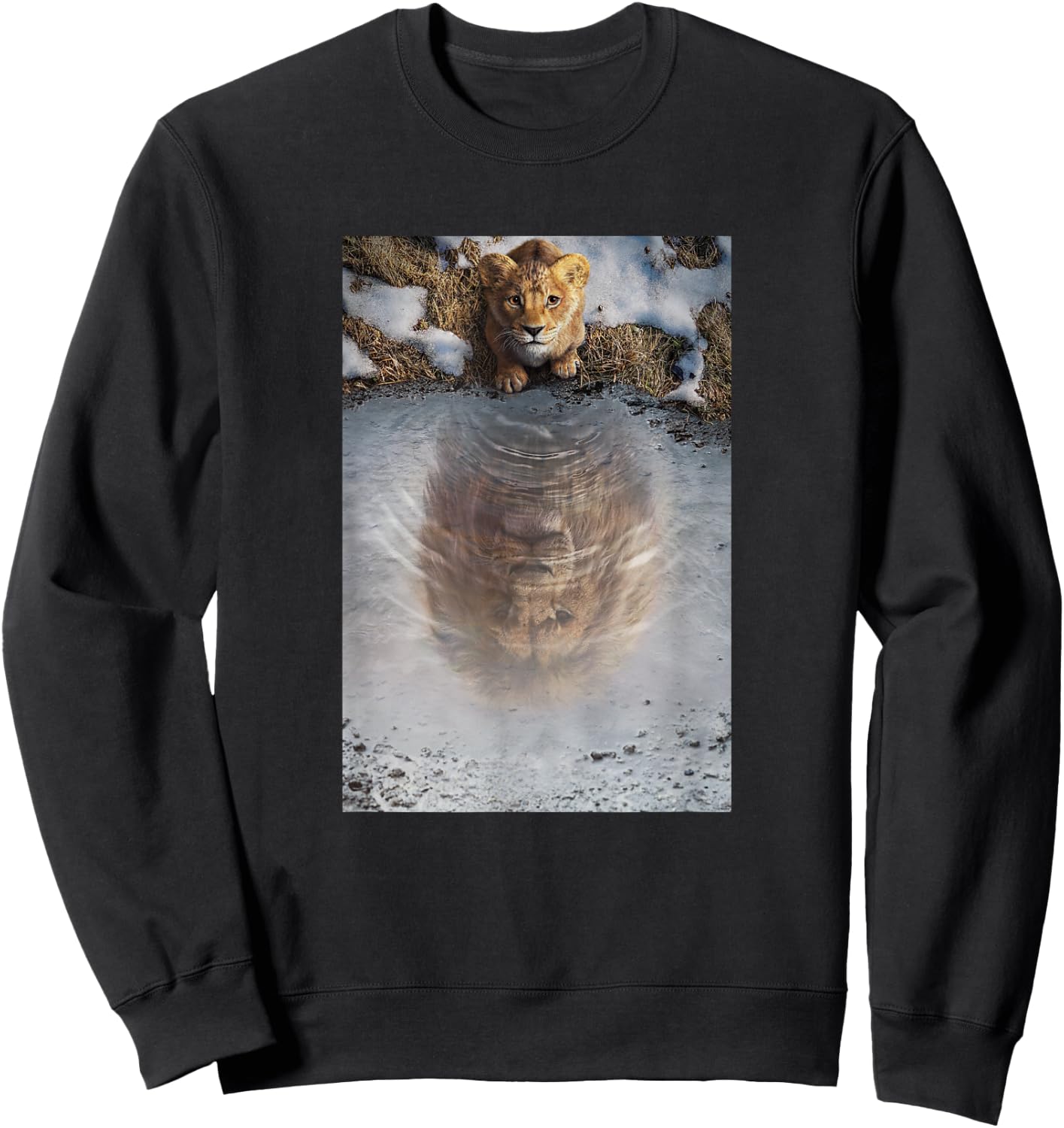 Disney Mufasa: The Lion King A Royal Reflection Sweatshirt - Sweatshirt | Black