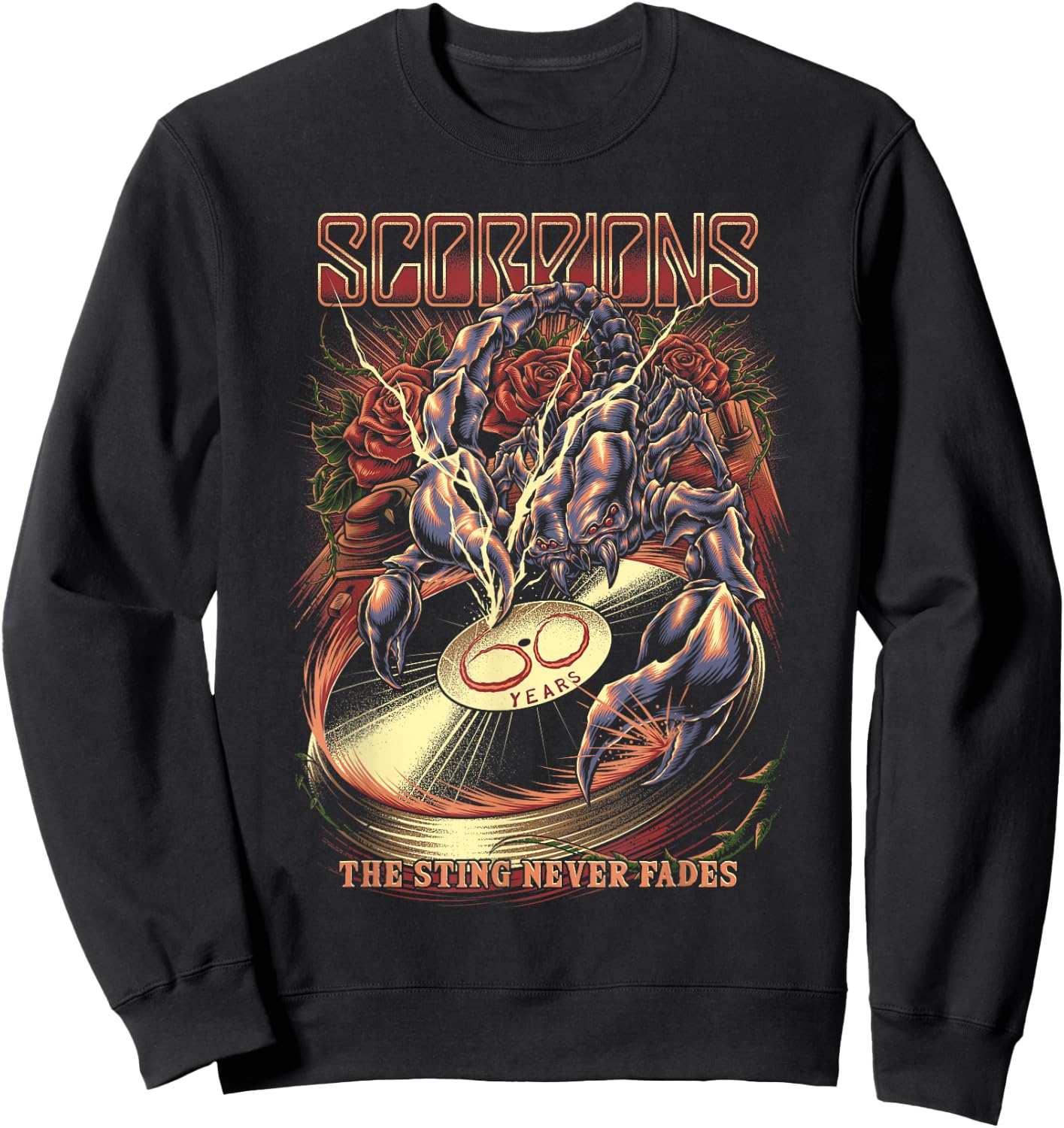 The Sting Never Fades Official Merch Sweatshirt - Sweatshirt | Black