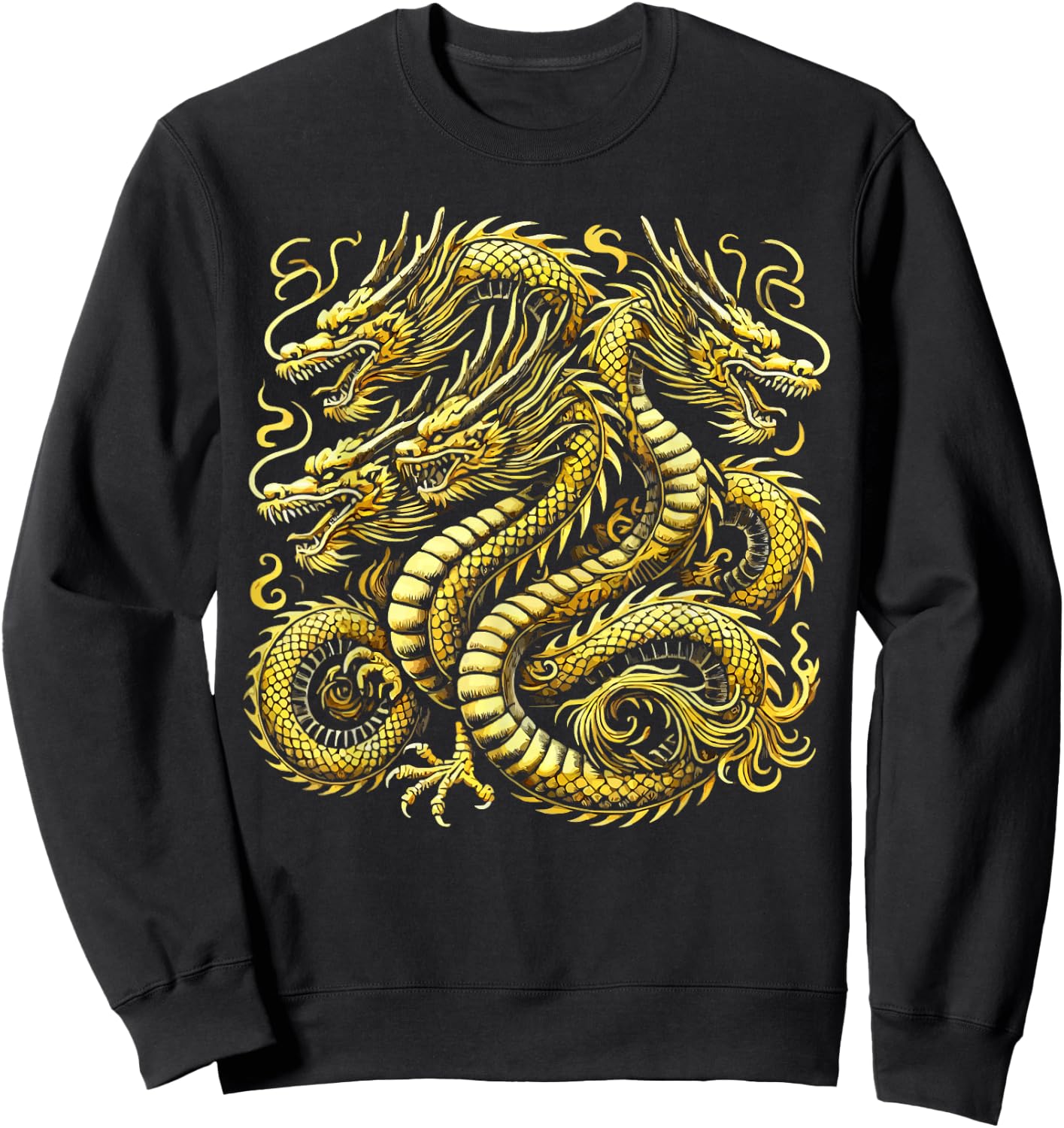Lernaean Hydra Snake Mythical Creature Greek Mythology Sweatshirt - Sweatshirt | Black